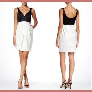 NWT! $318 Jill Jill Stuart Duchess Satin Cocktail Dress‎ [SZ 10 ]